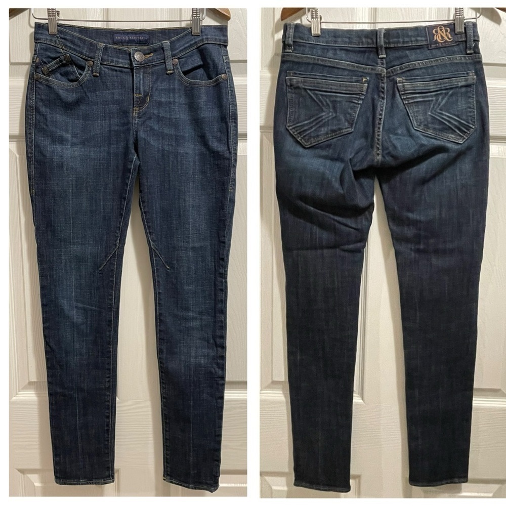 Rock & Republic Women’s Low Rise Jeans size 2 / 30 Waist 30 L excellent